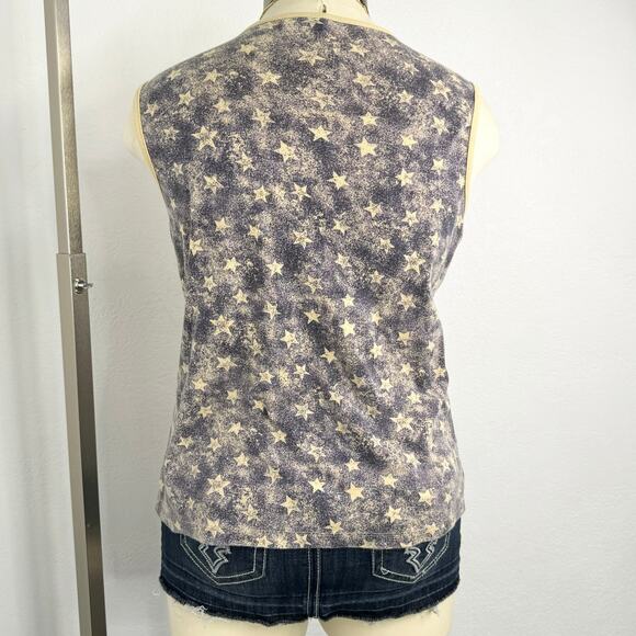 Y2K Patriotic Flag Print Tank Top 4th of July Size Large - Picture 4 of 8